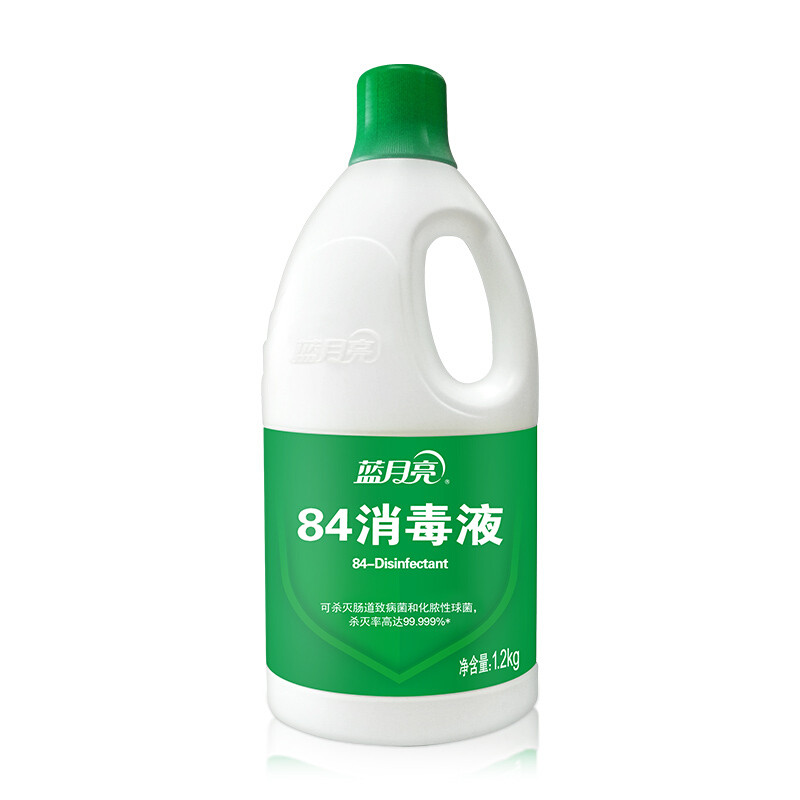 蓝月亮（Bluemoon）84消毒液消毒水 漂白除菌 1.2kg/瓶