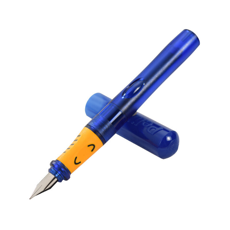 百利金（Pelikan ） P67 小学生钢笔练字正姿透明墨水笔 红色 蓝色
