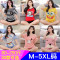 大码睡衣女夏胖mm宽松200斤纯棉短袖清新学生家居服两件套可外穿_2 3XL码/160-180斤 深棕色皇冠熊