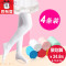 女童连裤袜春秋薄款儿童打底裤夏季白色丝袜跳舞练功连体舞蹈袜子_1 S码建议身高85-100cm18-30斤不易起球不易掉色 2条粉色1（防滑底）