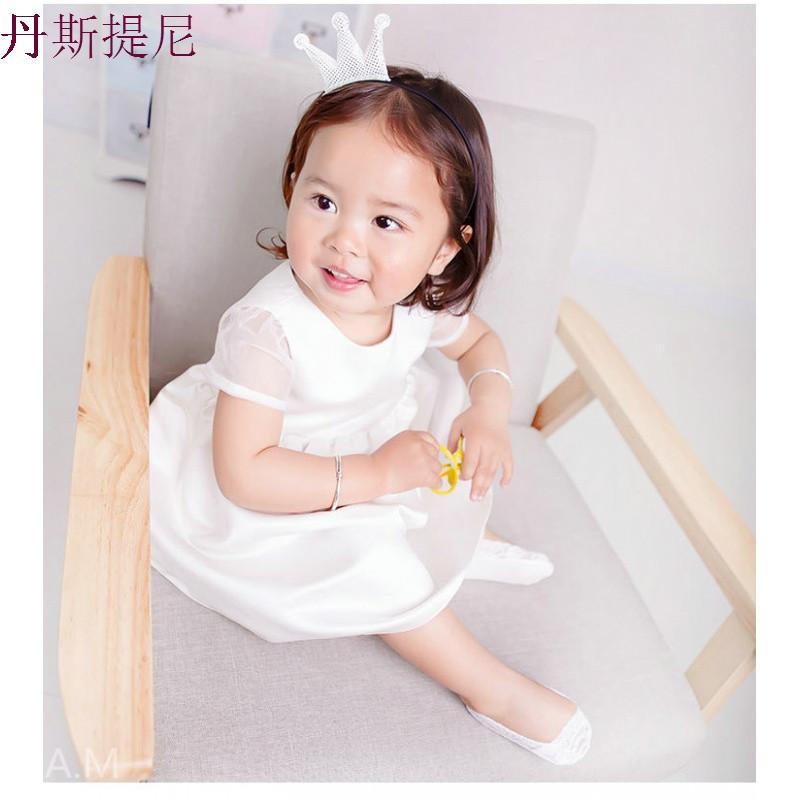 儿童船袜纯棉春秋夏季薄款硅胶防滑女童袜子宝宝蕾丝隐形浅口可爱 M码3-5岁脚长15-17cm 3黑2灰