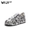 WIJI秋冬新款动物印花休闲板鞋时尚摩登潮流个性舒适活力舒适女鞋_1 花色 38