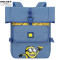 法国大使牌（delsey）小黄人学院风 Minions神偷奶爸涤纶背包书包双肩包卷盖可爱大眼萌卡通15寸 天蓝色