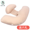 枕工坊孕妇枕头睡觉侧卧枕孕靠枕抱枕护腰侧睡枕托腹护腰u型枕多功能托腹抱枕怀孕抱枕孕妇枕怀孕孕期神器多色可选安睡整晚 浅驼色