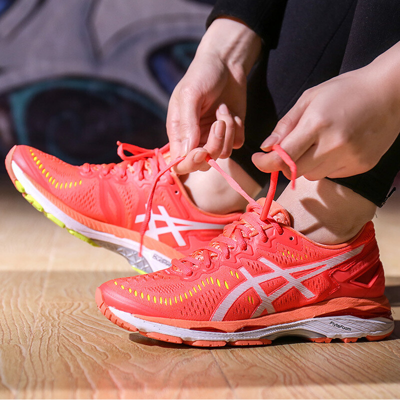 Asics亚瑟士户外运动女鞋跑步鞋GEL-KAYANO23稳定支撑缓震耐磨运动鞋T696N T696N-2001 （6/37）