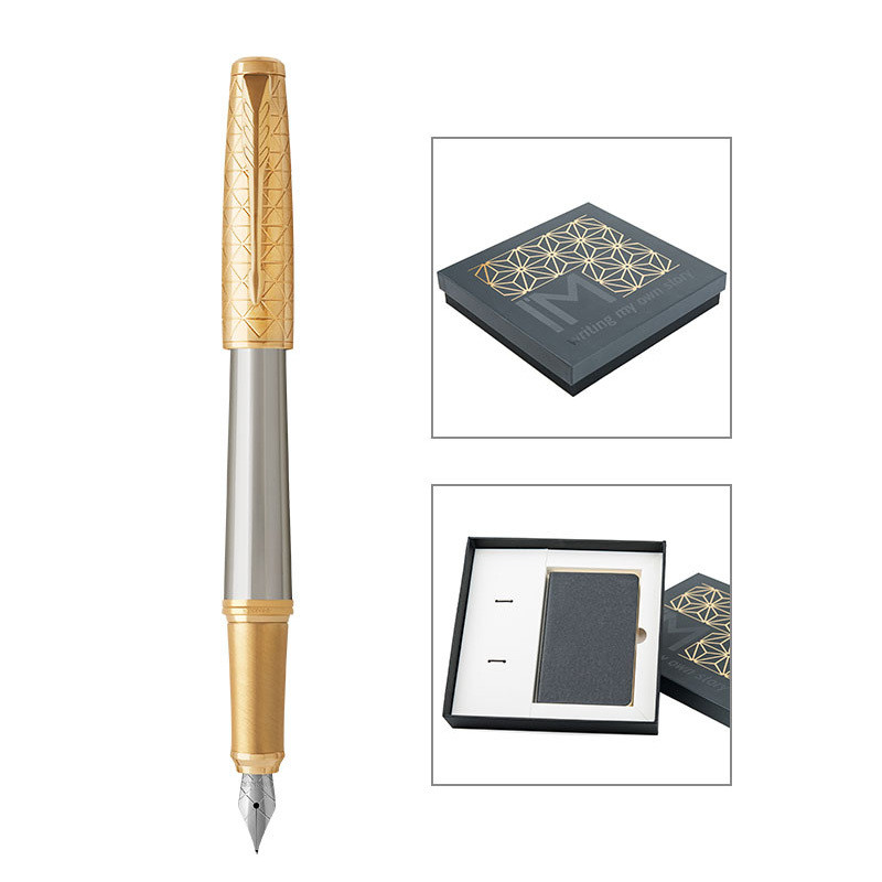 派克(PARKER)2016都市简影金夹钢笔 礼盒套装 黑色