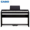 卡西欧电钢琴PX-160专业练习电子钢琴88键重锤家用琴 黑色主机+立式琴架+三踏板+琴凳
