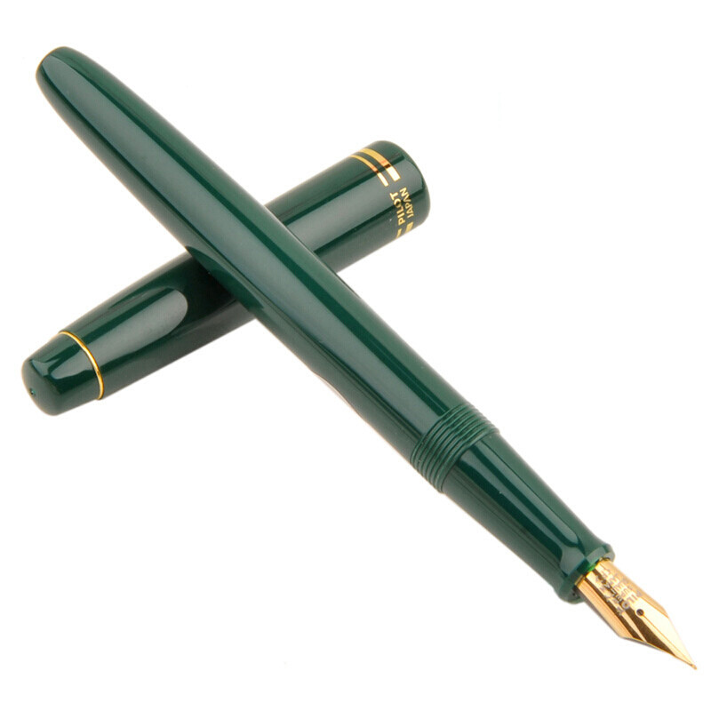 日本进口百乐（PILOT） 78G+钢笔墨水笔办公学生书法练字钢笔 绿色F尖