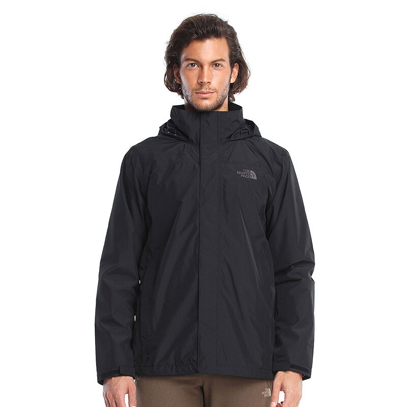 北面（The North Face）户外运动男款防风雨防水透气舒适耐磨单层冲锋衣2UBL/3L8Q 3L8QJK3（男） S