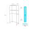 不锈钢滚筒洗衣机置物架阳台落地收纳架整理架浴室卫生间马桶架子_6_0 滚筒洗衣机二层置物架 默认尺寸