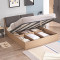 A家家具 北欧双人床1.8米床储物1.5米高箱床主卧婚床FBY1002 1.5米高箱床