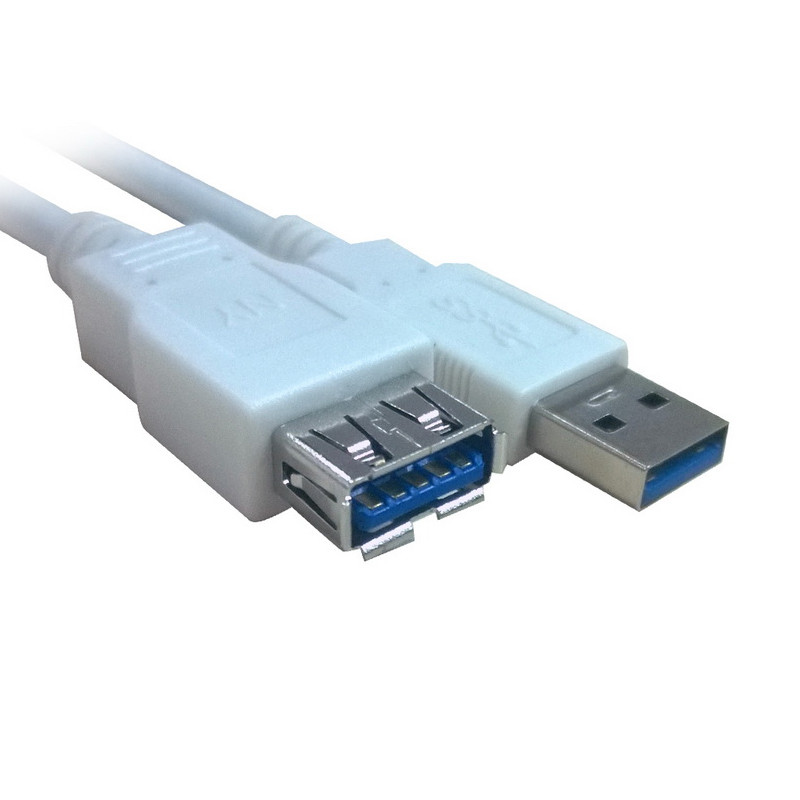 酷比客(L-CUBIC) USB-AM-AF 白色 USB3.0延长线 LCCPUSB3AMAFWH-1M (单位：根)