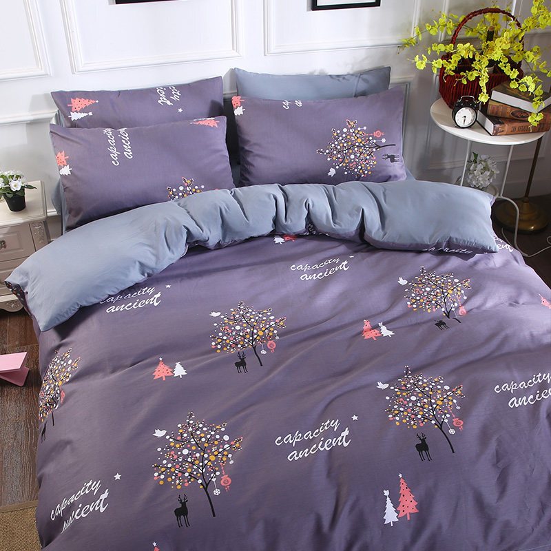 棉被套单件水洗棉床上用品单人200x230棉双人被罩1.5m1.8/2米 被套1.8x2.2m 欧炫彩生活