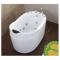 小户型深泡坐式浴缸独立式家用冲浪按摩迷你卫生间浴盆Y_1 B款式(不带座)空缸 ≈1.2m