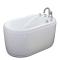 小户型深泡坐式浴缸独立式家用冲浪按摩迷你卫生间浴盆Y_1 A款式(不带座)五件套 ≈1.2m