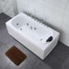 浴缸家用亚克力独立式按摩恒温加热冲浪1.2-1.8米浴缸 右裙五件套浴缸（双裙边） ≈1.5M