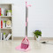 扫把簸箕套装组合家用软毛刮水器地刮卫生间扫地魔法扫帚_35 加高款--粉色