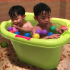 儿童洗澡桶宝宝浴桶大号加厚可坐小孩泡澡桶幼儿沐浴桶婴儿_8 大号蓝色0-13岁+花洒送16礼