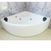 三角形扇形浴缸家用情侣双人独立式冲浪按摩加热小户型浴缸_4 ≈1m 空缸