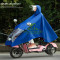 新款雨衣电动车摩托车面罩骑行成人单人男女士加大加厚雨披电瓶车雨衣_1_7 宝蓝色