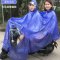 雨衣电瓶车双人母子成人骑行加大加厚电动车自行车摩托车雨披生活日用晴雨用具雨披雨衣_1_7 双人无镜套-蓝色点点