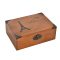 木箱子复古带锁收纳盒实木杂物盒桌面整理收藏长方形木盒子储物箱_9 特大号月光宝盒
