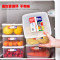 进口冰箱保鲜盒套装塑料密封盒子3个装食品水果储物盒收纳盒_21 方型款3L*3