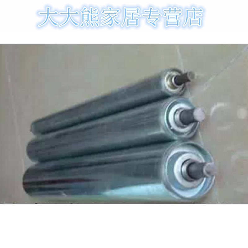 无动力滚筒托辊镀锌辊筒流水线滚筒输传带滚筒滚轴滚轮不锈钢托辊_1_4 25*200