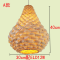 中式鸟笼灯个性田园榻榻米灯饰日式东南亚竹编创意餐厅饭店灯 A款直径30cm配LED12W灯泡