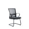 麦格尚 培训椅LY-X1 办公椅折叠椅会议椅教学椅 有扶手 铝合金连接件(请备注颜色，不备注默认发黑色) 黑色