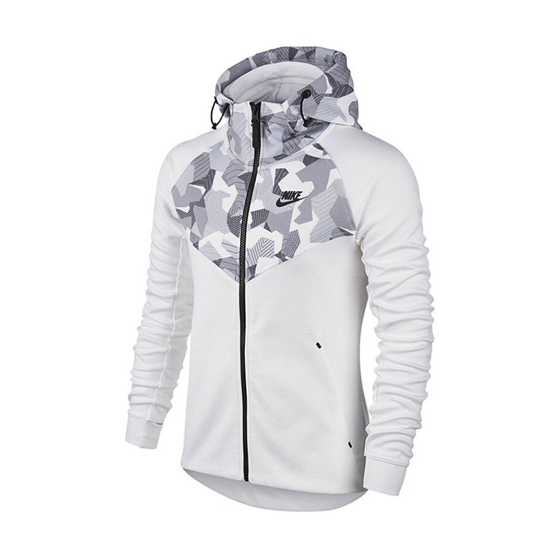 耐克Nike女装新款运动休闲连帽针织夹克外套-872991-100 XL 872991-100