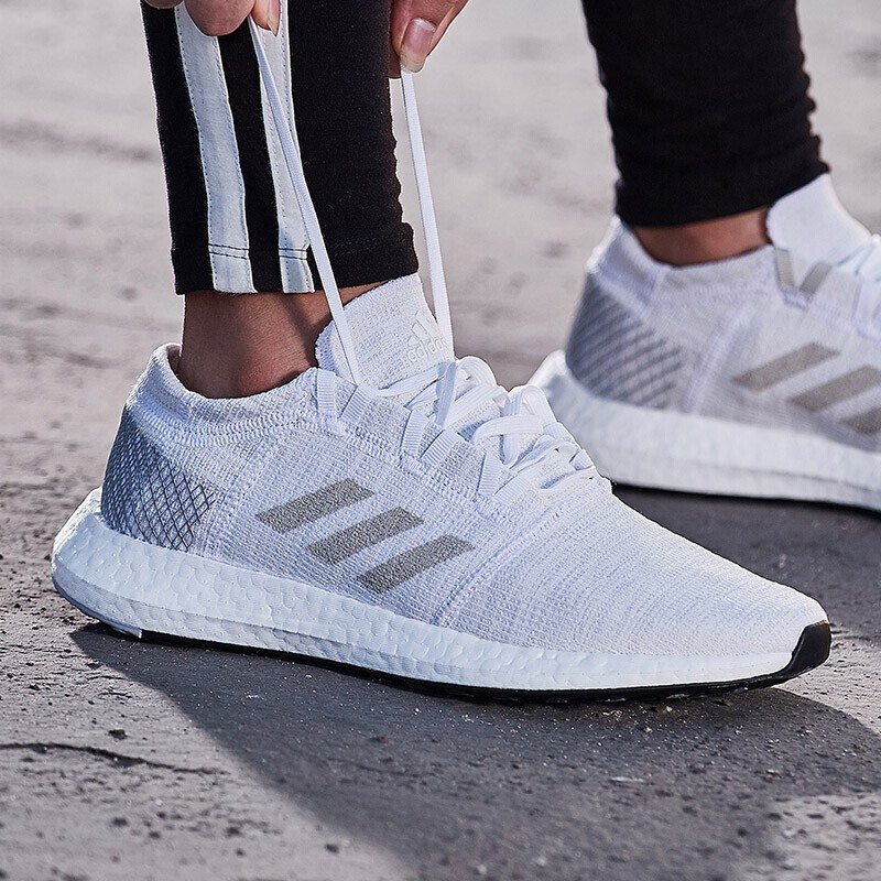 阿迪达斯（adidas）运动男女轻便透气缓震PureBOOST休闲跑步鞋AH2319 AH2319（男） 6.5（40码）