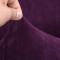 阿芙(AFU)秋冬加厚毛绒弹力沙发套全包万能套通用型皮沙发垫组合简约现代沙发罩巾布艺防滑全盖欧式纯色抱枕套45x45cm 毛绒款-紫色 脚踏套70-80cm