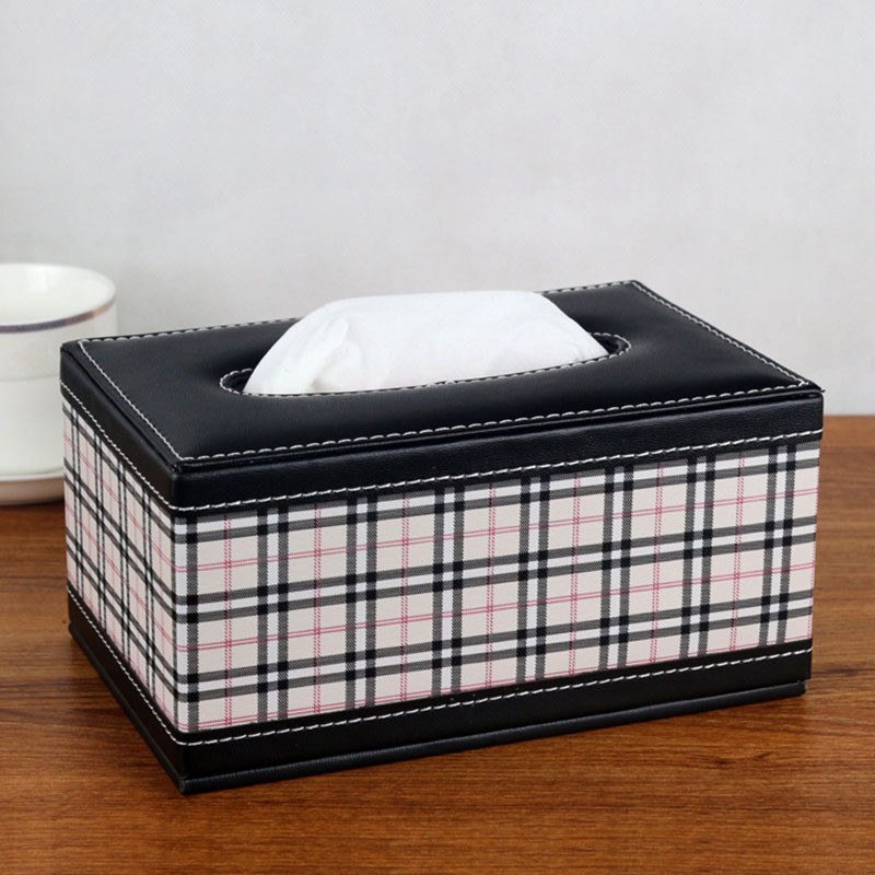 【乐逸仕(leyishi)系列】乐逸仕(leyishi)欧式皮革纸巾盒简约客厅餐巾