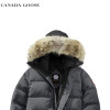 CANADA GOOSE 加拿大鹅 Carson系列 冬季男士中长款羽绒服大衣蓬松毛领白鸭绒保暖