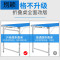 别颖折叠桌子摆摊家用折叠小餐桌铝合金展业地推桌便携式户外折叠桌椅 双杆（绿+2凳+伞孔）