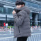 歌爱妮青年2018休闲男士加厚保暖冬装羽绒服男外套拉链短款羽绒棉大码潮