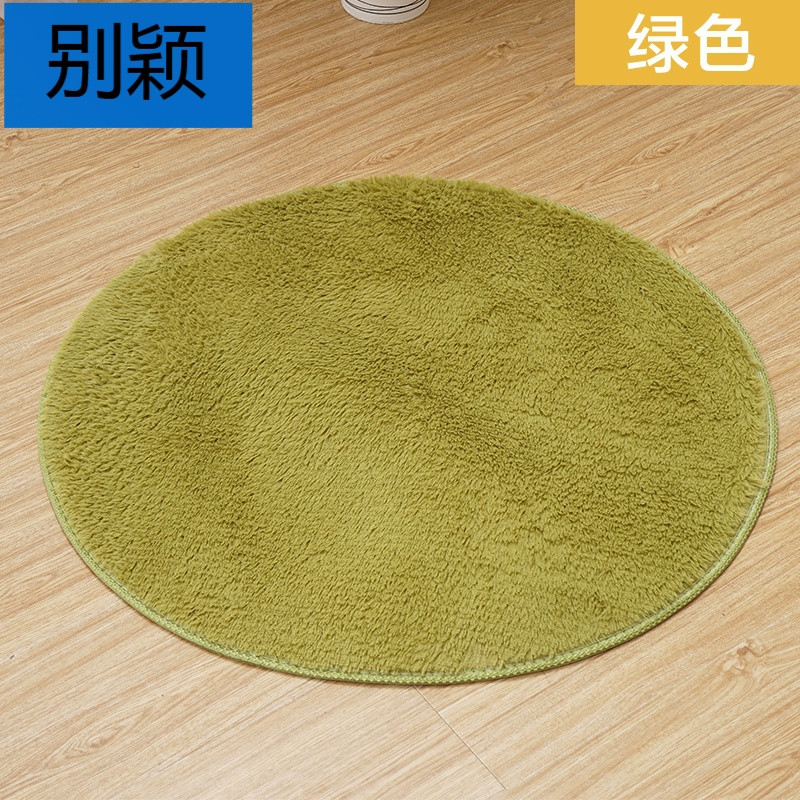 别颖坐垫摇椅专用坐垫80圆地垫摇椅专用防滑垫摇椅坐垫地垫包邮_4 80地垫绿色