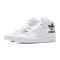adidas阿迪达斯三叶草运动鞋2018新款男鞋运动休闲高帮板鞋D98192. D98192亮白+1号黑色 42码