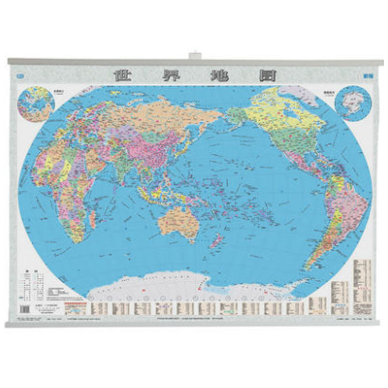 schoolchild 山西、中国、世界地图（豪华）1.5米带杆