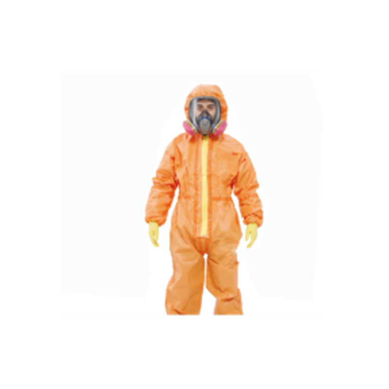 3M 4690橙色高级带帽连体防化服，XL