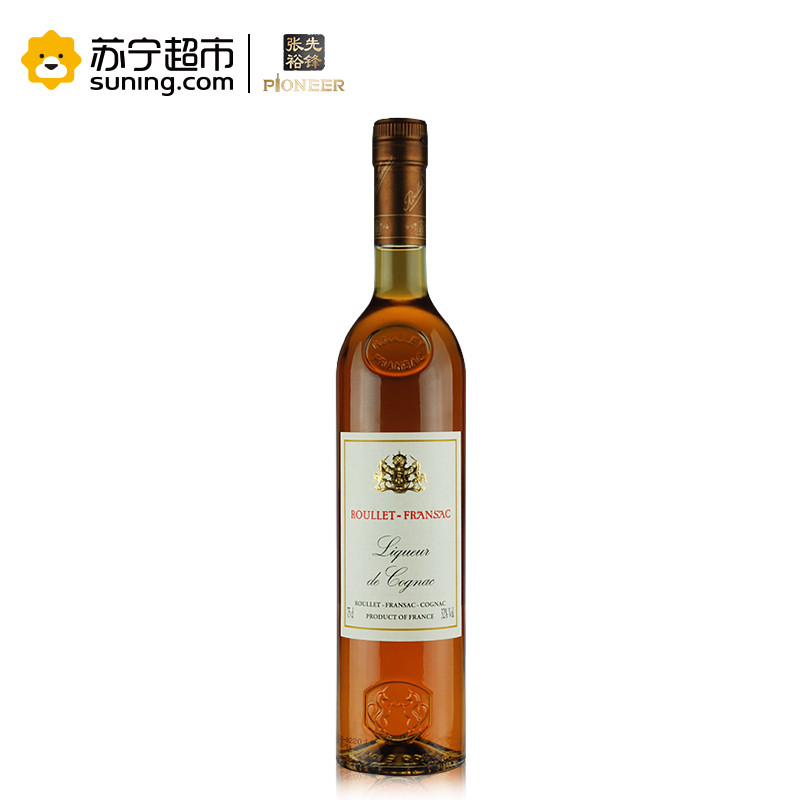 张裕法国原瓶进口洋酒白兰地 法国富郎多家族干邑利口酒单支装750ml 32%vol