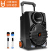 贝德锋范BD-H0863 蓝牙广场舞音响移动拉杆音箱户外播放器带无线话筒便携式多媒体音箱重低音充电电瓶