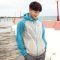 探路者户外春夏新款男女透气修身皮肤风衣KAEE81501 M TAEE81901-F09C卡其/碧玉蓝男