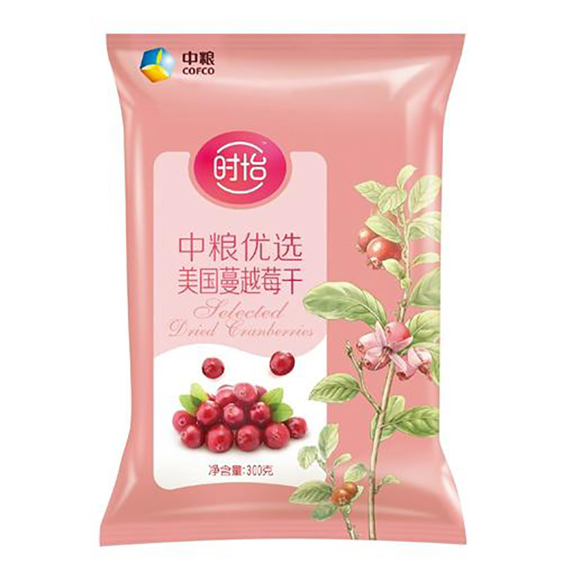 时怡 中粮优选美国蔓越莓干 袋装 300g重 6袋