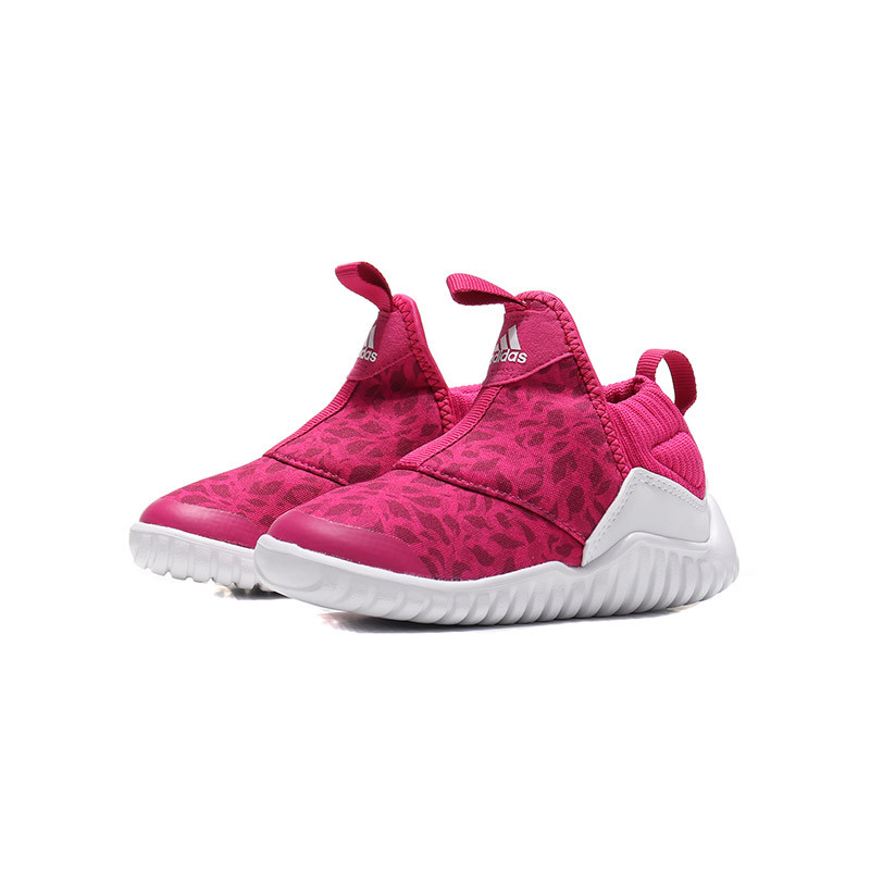 adidas童女婴童婴童鞋海马宝宝学步休闲运动鞋B96350 B96350洋红 23码/适合脚长130mm