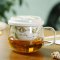 哲飞家居玻璃杯子带盖茶水分离杯加厚陶瓷过滤泡茶杯子办公室花茶杯通用简约家居器皿水具水 350ml倾城之恋