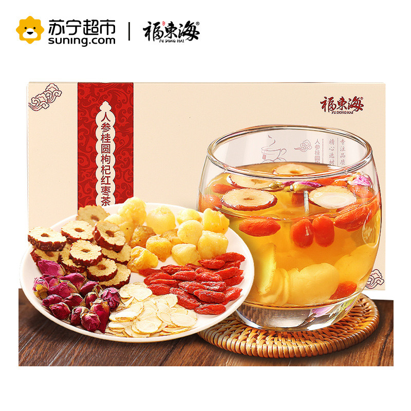 福东海 人参桂圆红枣枸杞茶