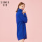 Semir 森马 冬季上新女士毛针织衫19078070457 中国蓝8500 160/84A/M