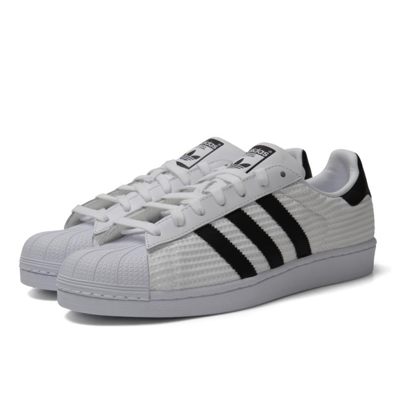 adidasOriginals阿迪三叶2018中性SUPERSTARFOUNDATION_5 亮白/1号黑色 46码